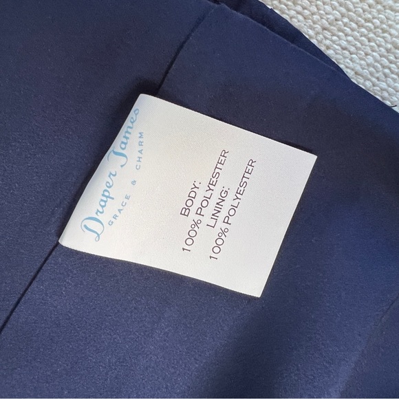 Draper James Love Birds Cold Shoulder Blue Dress - Picture 15 of 16